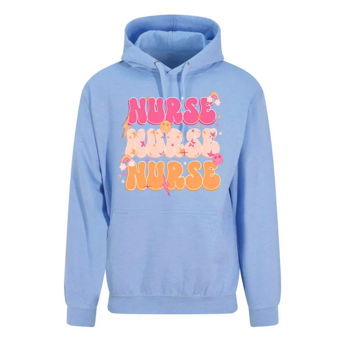 Watercolor Nurse Medical School Nursing Health Care Unisex Surf Hoodie