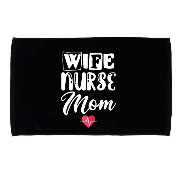 Wife Nurse Mom Nursing Appreciation Gift Microfiber Hand Towel