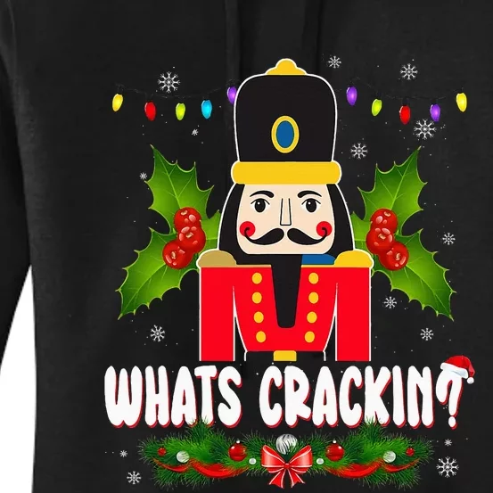 What’Scrackin Nutcracker Merry Christmas Women's Pullover Hoodie