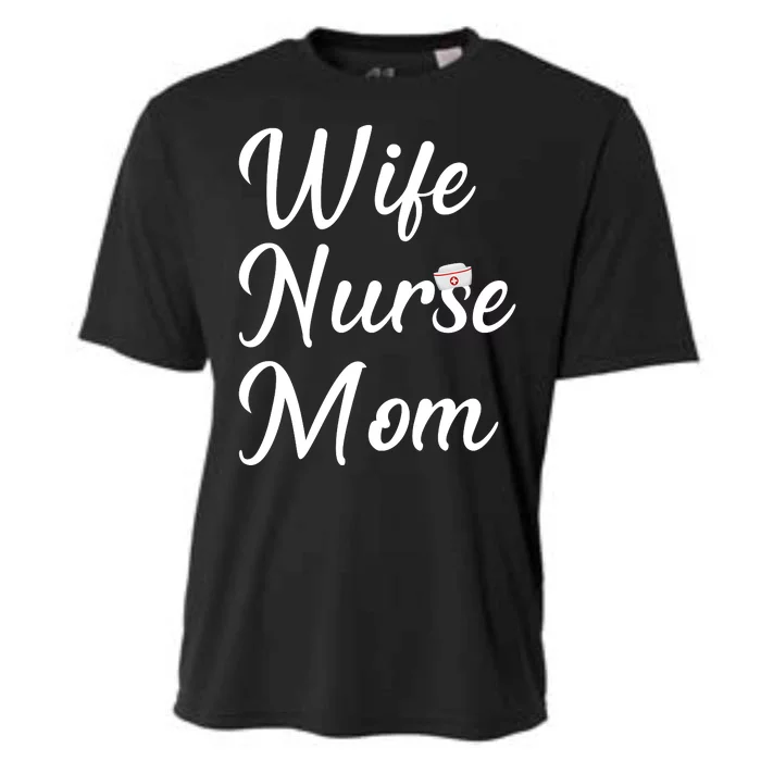 Wife Nurse Mom Cooling Performance Crew T-Shirt