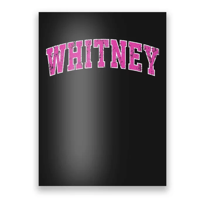 Whitney Nevada Nv Vintage Sports Design Poster