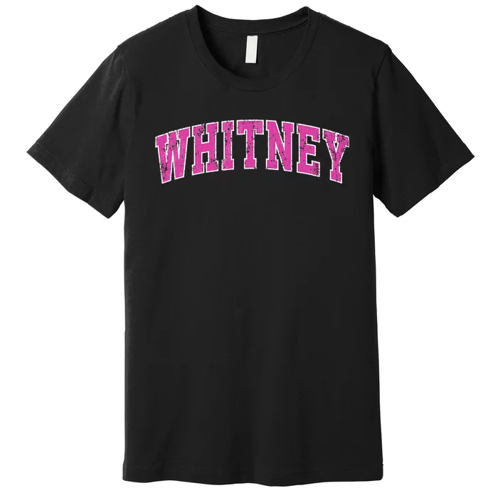 Whitney Nevada Nv Vintage Sports Design Premium T-Shirt