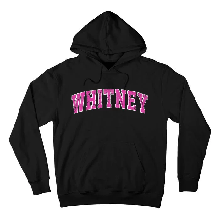 Whitney Nevada Nv Vintage Sports Design Tall Hoodie