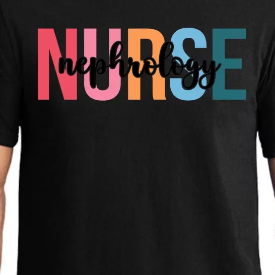 Wo Nephrology Nurse Funny Gift For Nursing Student Gift Pajama Set