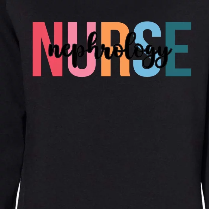 Wo Nephrology Nurse Funny Gift For Nursing Student Gift Womens California Wash Sweatshirt