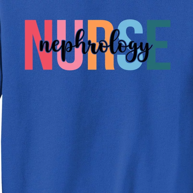 Wo Nephrology Nurse Funny Gift For Nursing Student Gift Tall Sweatshirt