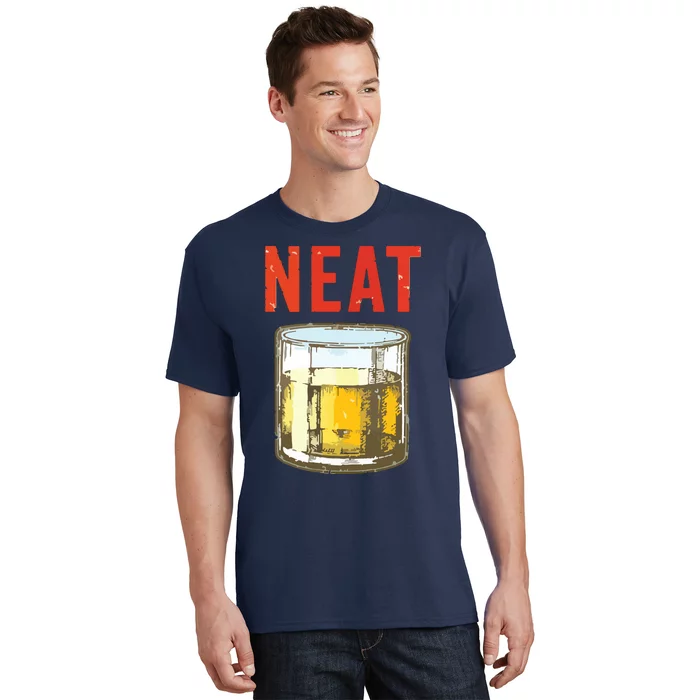 Whiskey Neat Old Fashioned Scotch And Bourbon Drinkers T-Shirt