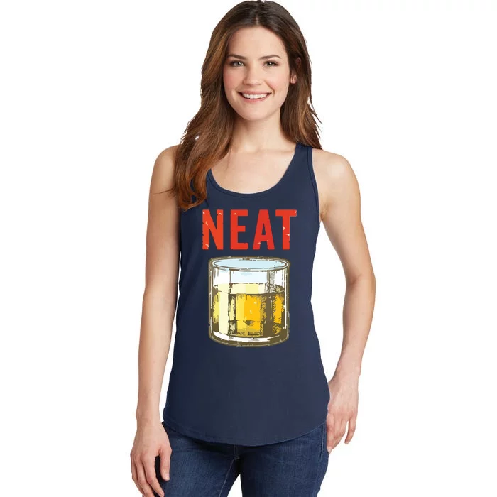 Whiskey Neat Old Fashioned Scotch And Bourbon Drinkers Ladies Essential Tank