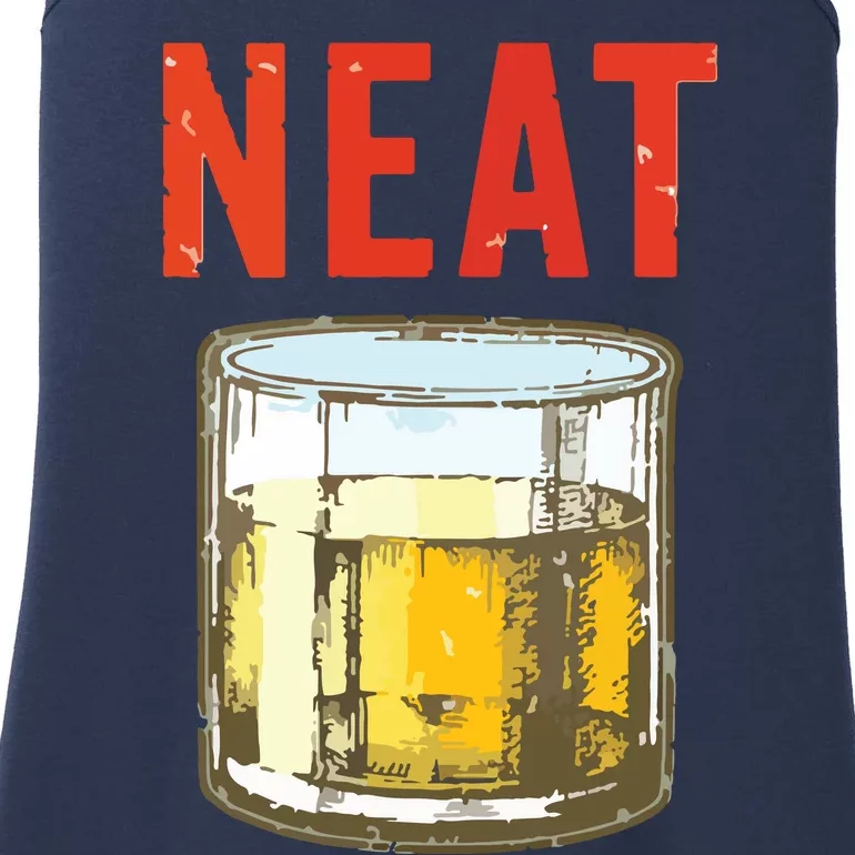 Whiskey Neat Old Fashioned Scotch And Bourbon Drinkers Ladies Essential Tank