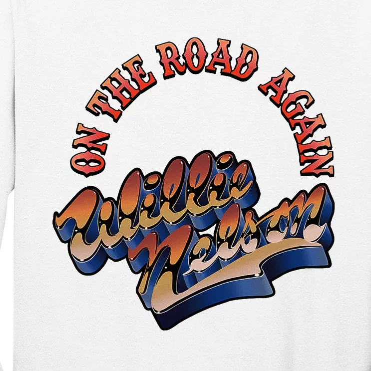 W.I.L.L.I.E Nelson On The Road Again Long Sleeve Shirt