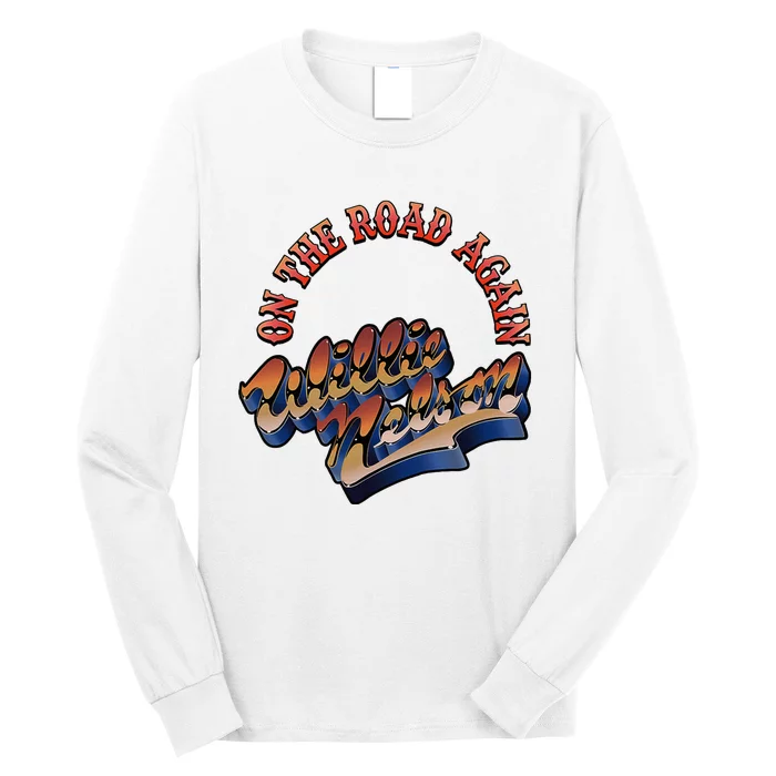 W.I.L.L.I.E Nelson On The Road Again Long Sleeve Shirt