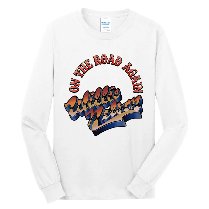 W.I.L.L.I.E Nelson On The Road Again Tall Long Sleeve T-Shirt