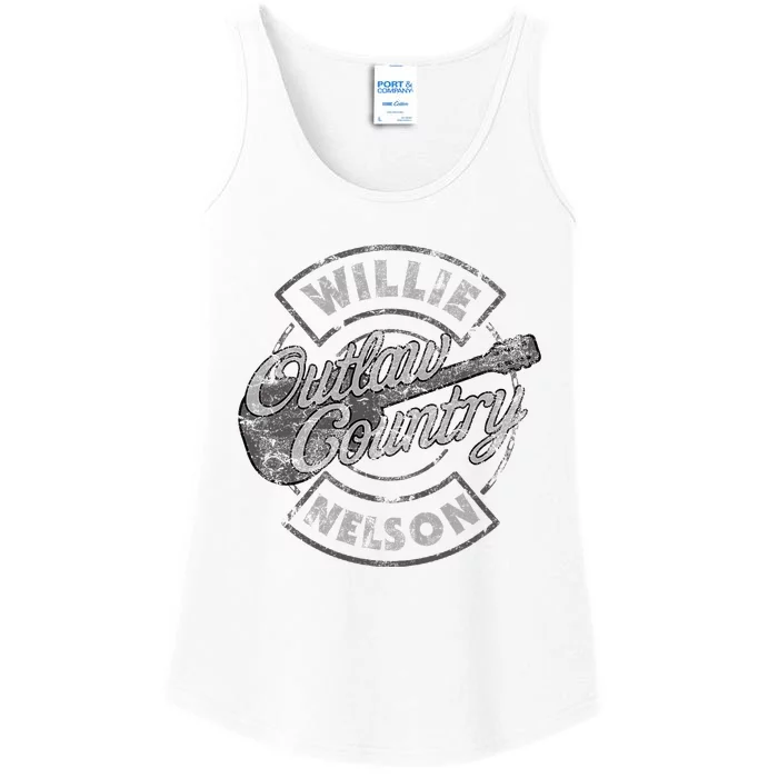 W.I.L.L.I.E Nelson Outlaw Country Ladies Essential Tank