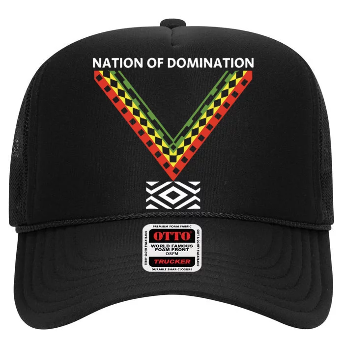 Wrestling Nation Of Domination High Crown Mesh Trucker Hat