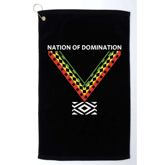 Wrestling Nation Of Domination Platinum Collection Golf Towel