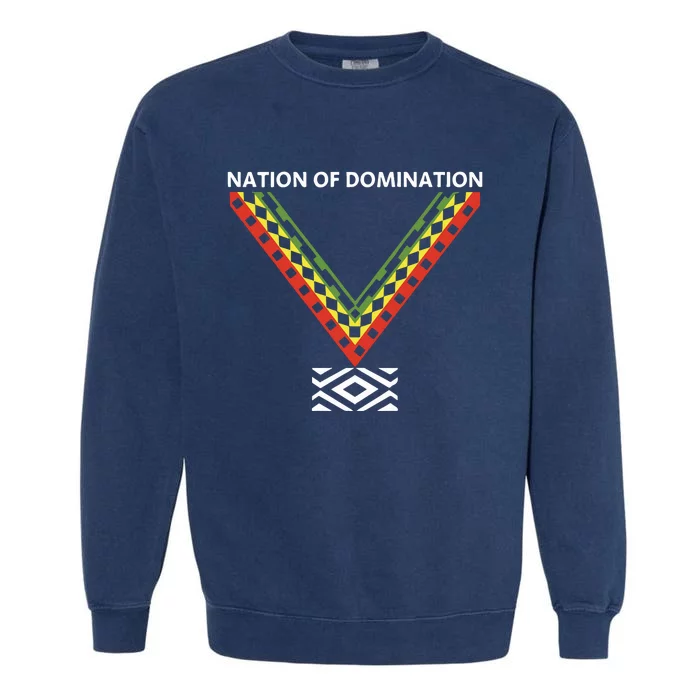 Wrestling Nation Of Domination Garment-Dyed Sweatshirt