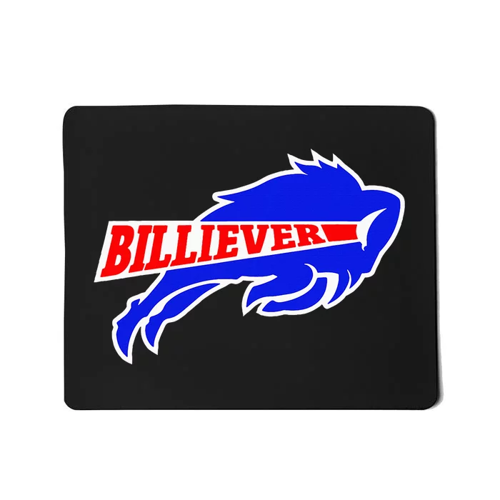 Western Ny Pride Blue And Red Buffalo Mousepad