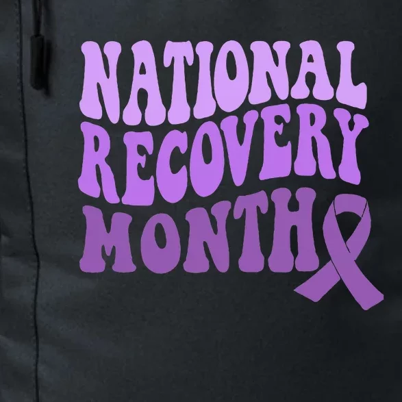 Warrior National Recovery Month Addiction Recovery Awareness Daily Commute Backpack