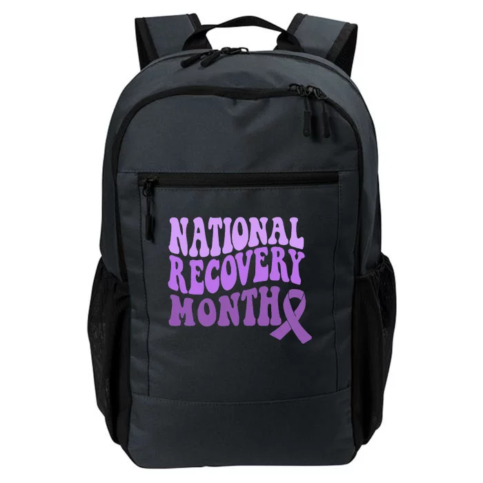 Warrior National Recovery Month Addiction Recovery Awareness Daily Commute Backpack