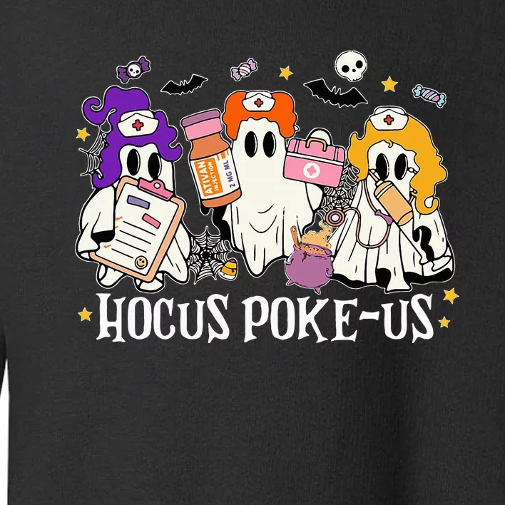 Witches Nurse Spooky Nurse Costume Halloween Nursing Toddler Sweatshirt