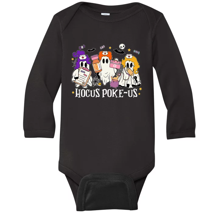 Witches Nurse Spooky Nurse Costume Halloween Nursing Baby Long Sleeve Bodysuit