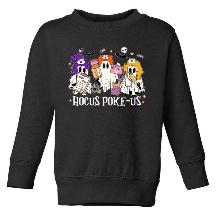 Witches Nurse Spooky Nurse Costume Halloween Nursing Toddler Sweatshirt