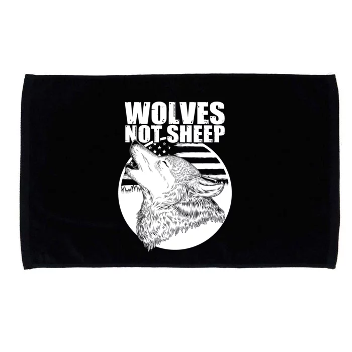 Wolves Not Sheep Microfiber Hand Towel