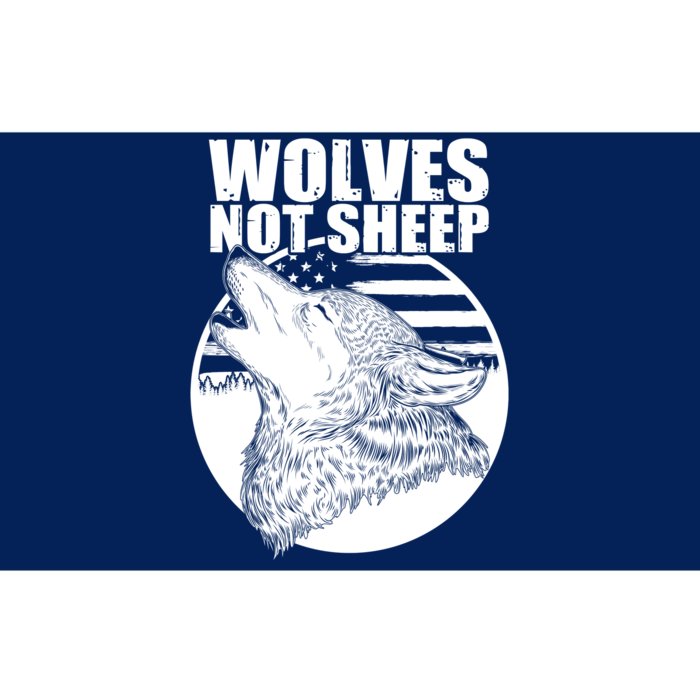 Wolves Not Sheep Bumper Sticker