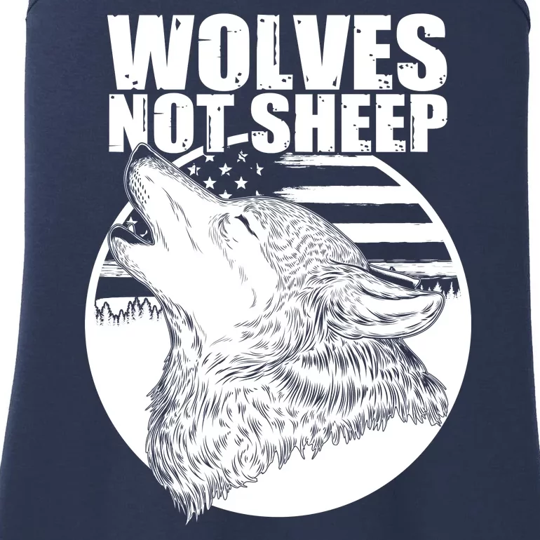 Wolves Not Sheep Ladies Essential Tank