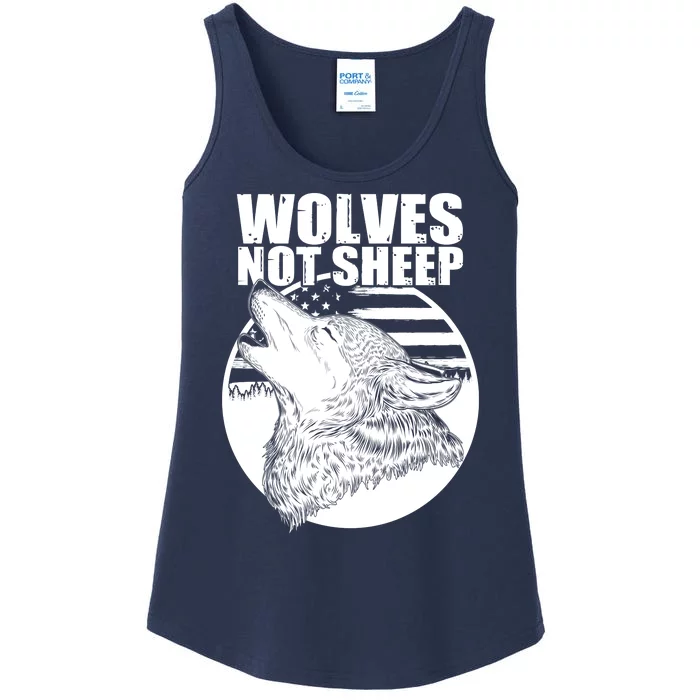 Wolves Not Sheep Ladies Essential Tank