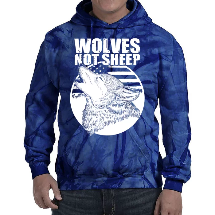 Wolves Not Sheep Tie Dye Hoodie