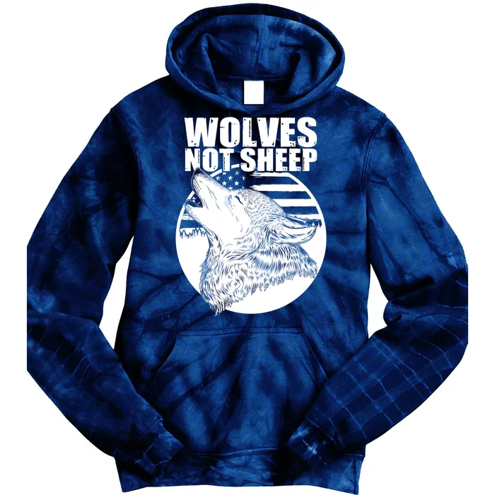 Wolves Not Sheep Tie Dye Hoodie