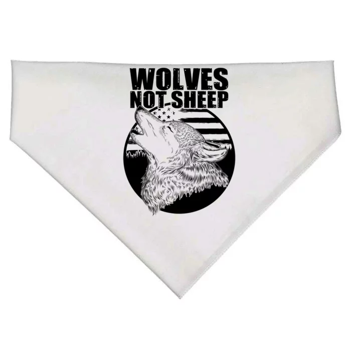 Wolves Not Sheep USA-Made Doggie Bandana