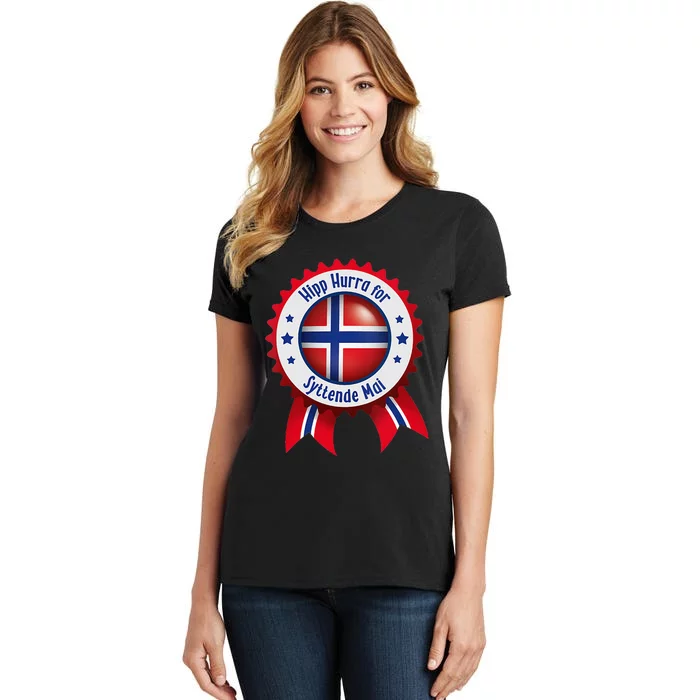 Women Norwegian Syttende Mai Celebration Women's T-Shirt