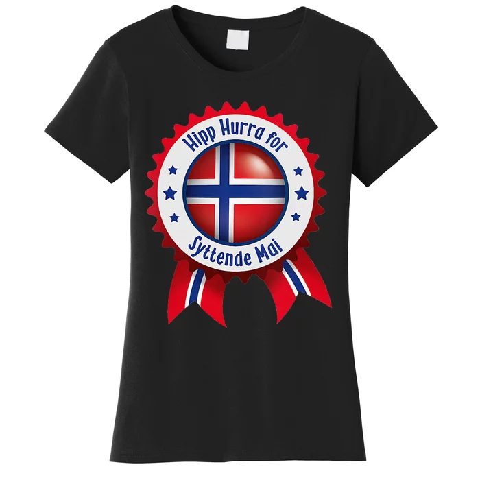 Women Norwegian Syttende Mai Celebration Women's T-Shirt