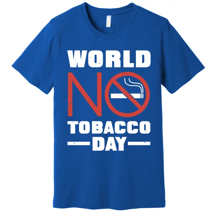 World No Tobacco Day: No Smoking Cool Gift Premium T-Shirt