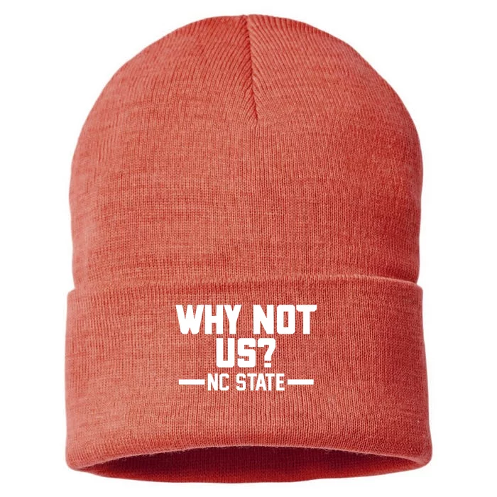 Why Not Us Nc State Sports Fan Sustainable Knit Beanie