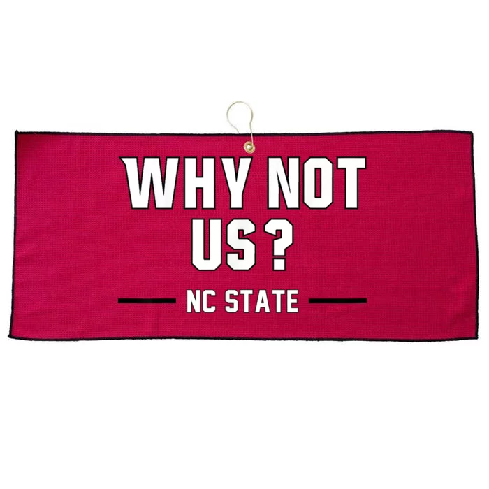 Why Not Us Nc State Large Microfiber Waffle Golf Towel