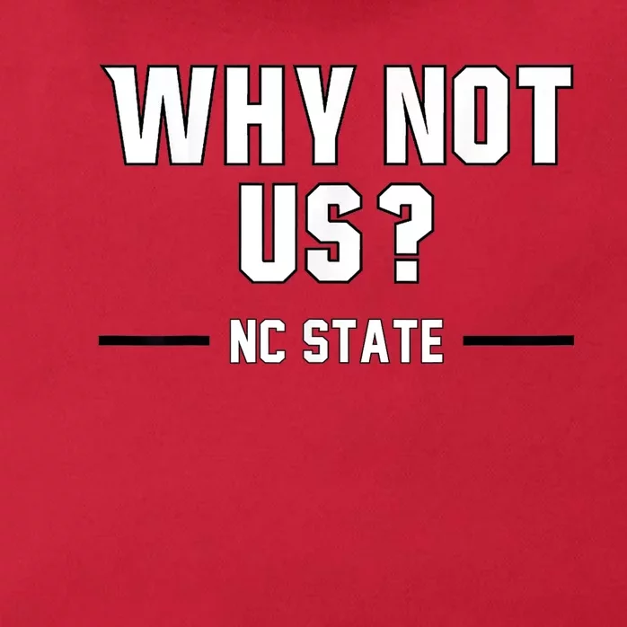 Why Not Us Nc State Zip Tote Bag