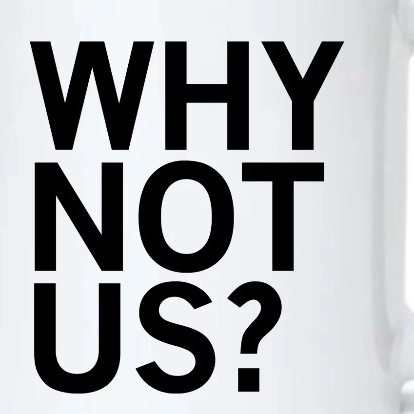 Why Not Us Iowa Black Color Changing Mug