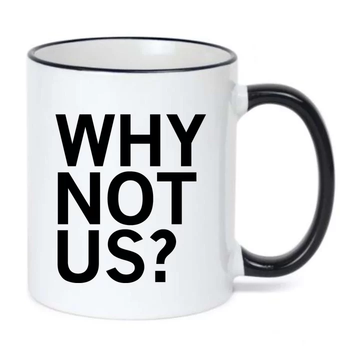 Why Not Us Iowa Black Color Changing Mug