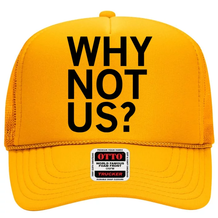 Why Not Us Iowa High Crown Mesh Trucker Hat