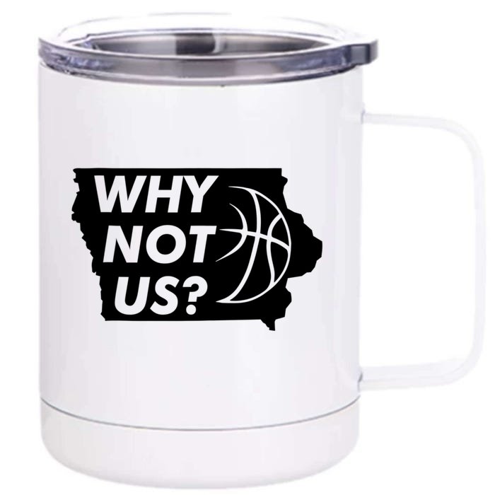 Why Not Us Iowa Front & Back 12oz Stainless Steel Tumbler Cup