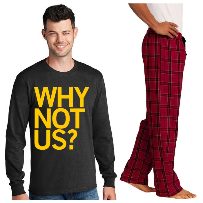 Why Not Us Iowa Long Sleeve Pajama Set