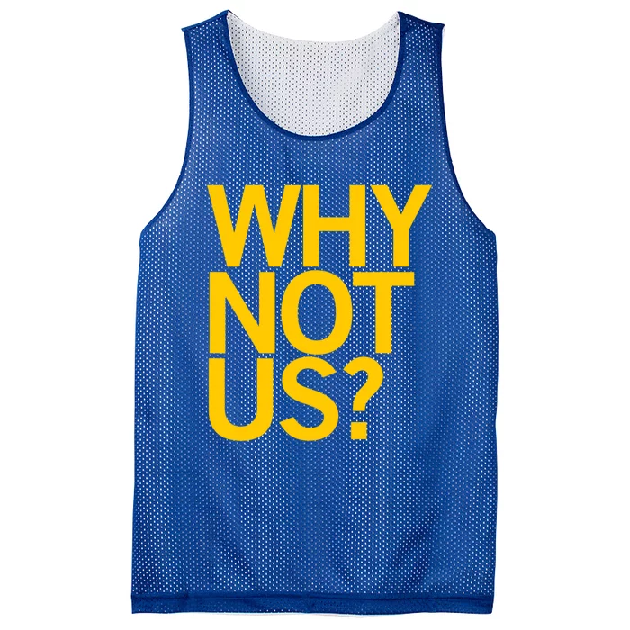 Why Not Us Iowa Mesh Reversible Basketball Jersey Tank