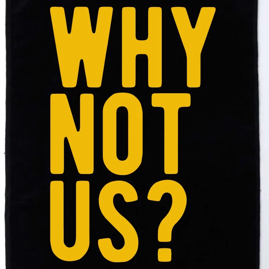 Why Not Us Iowa Platinum Collection Golf Towel