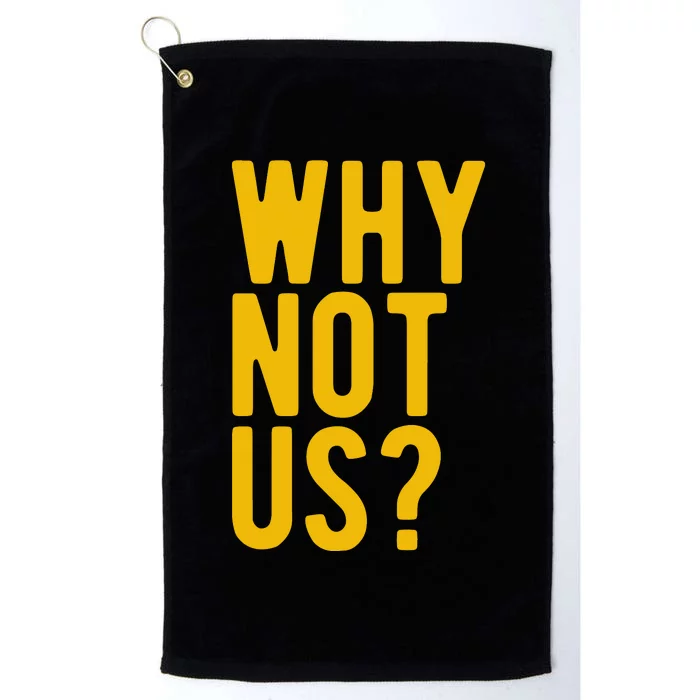 Why Not Us Iowa Platinum Collection Golf Towel