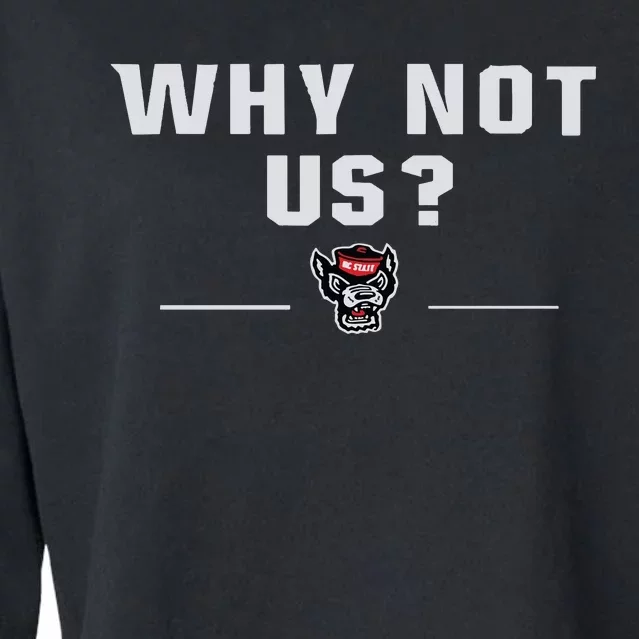 Why Not Us Nc State Nc State Acc Champions Cropped Pullover Crew