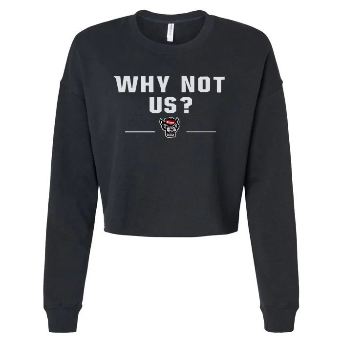 Why Not Us Nc State Nc State Acc Champions Cropped Pullover Crew