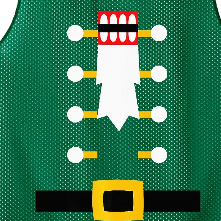 Wooden Nutcracker Uniform Holiday Pajama Dress Up Mesh Reversible Basketball Jersey Tank